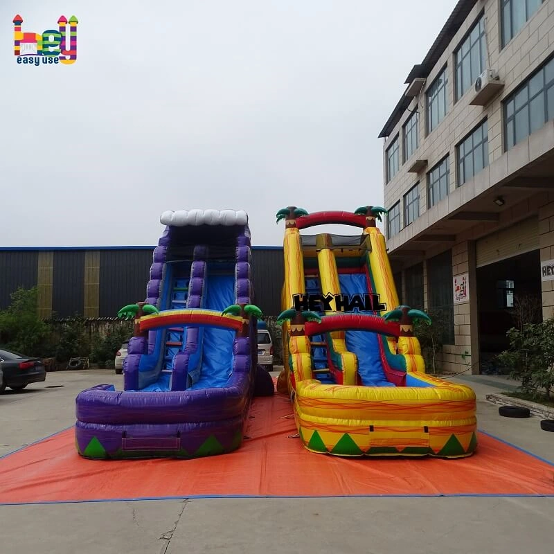Commercial PVC Inflatable Wave Water Slide For Sale