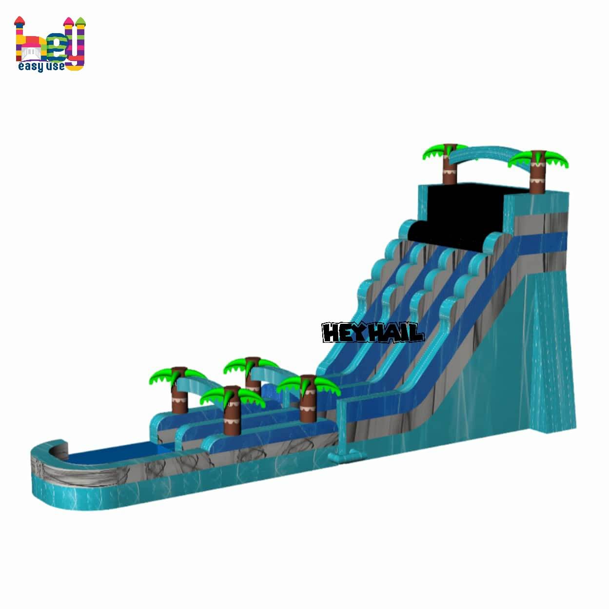 high quality PVC inflatable slide rider