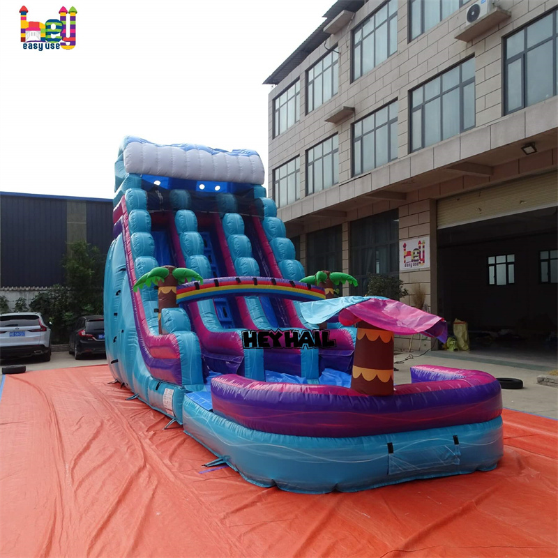 commercial grade large inflatable water slide for adults for sale