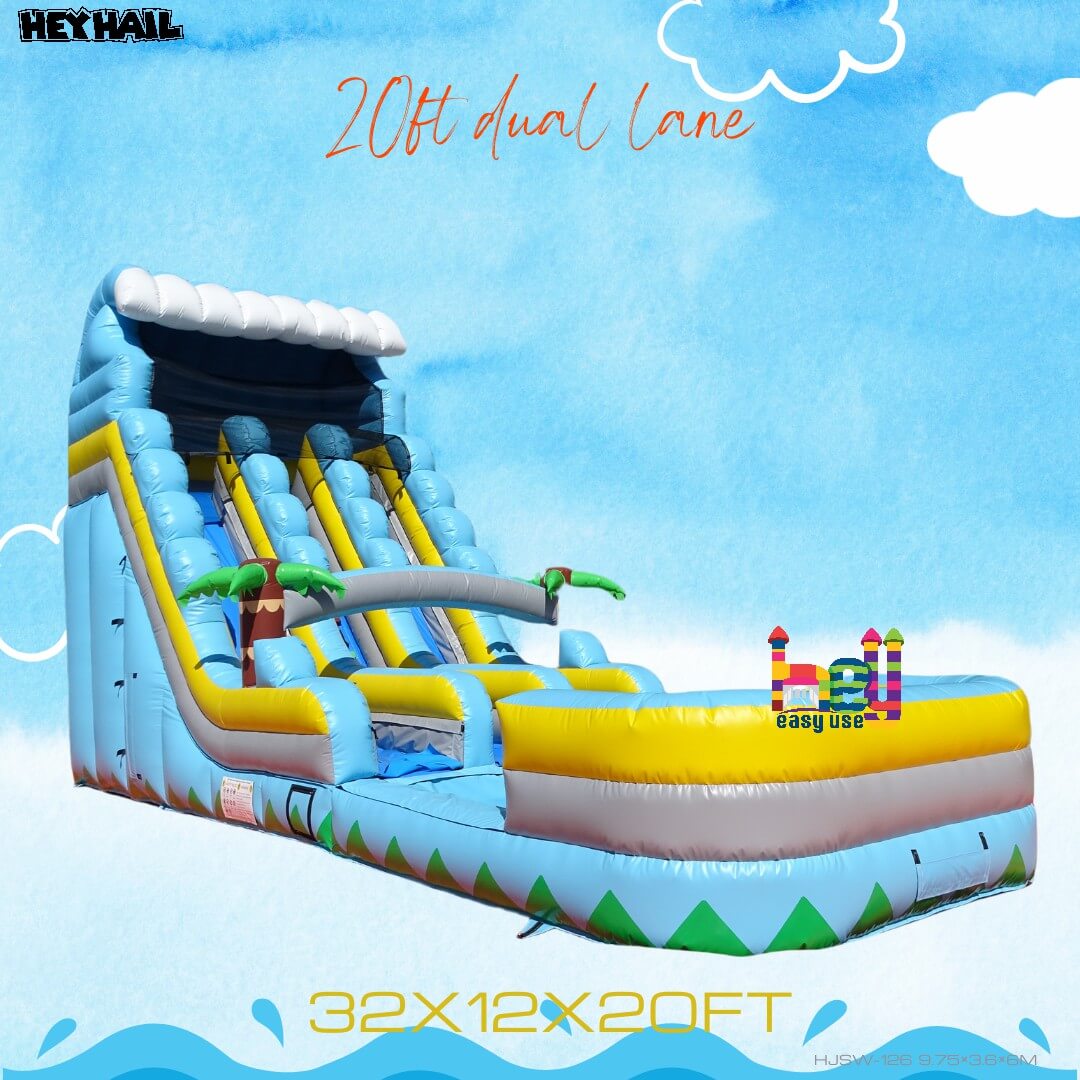 outdoor bounce house commercial water slide inflatable