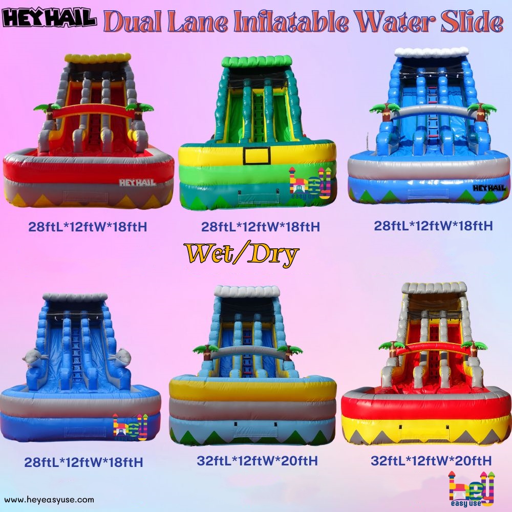 new style water slide support