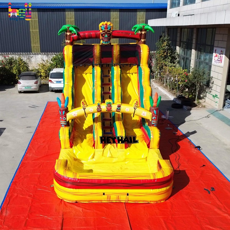 commercial garde buy giant dual lane inflatable water slide for sale