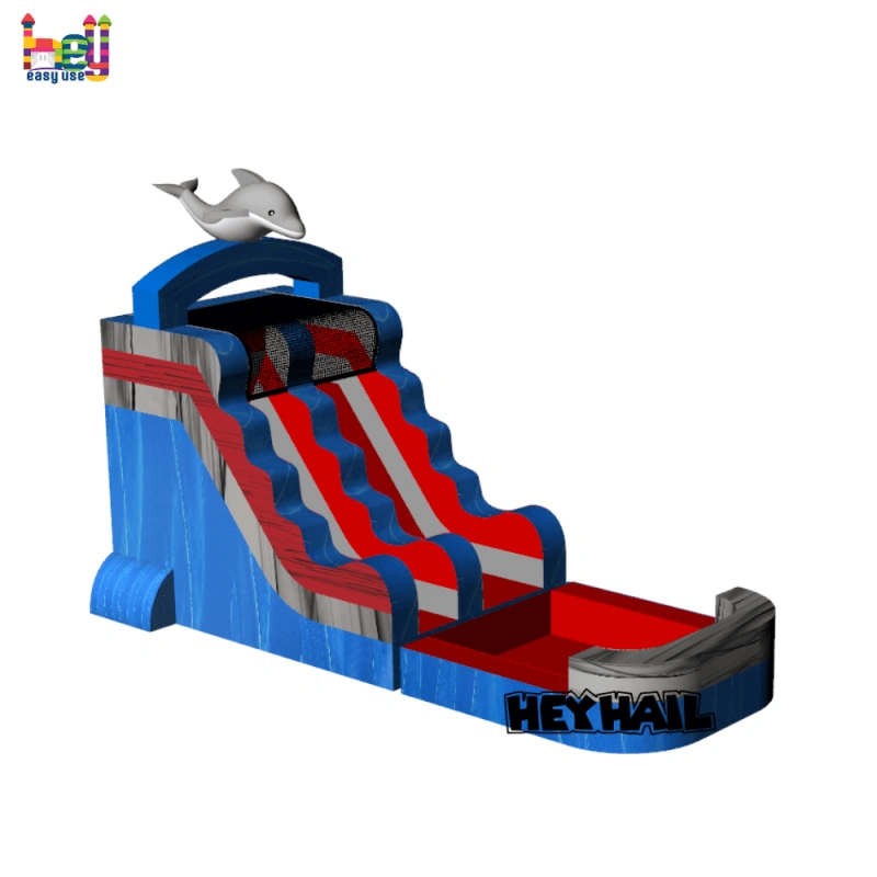 Hot sale jungle inflatable slide and bounce