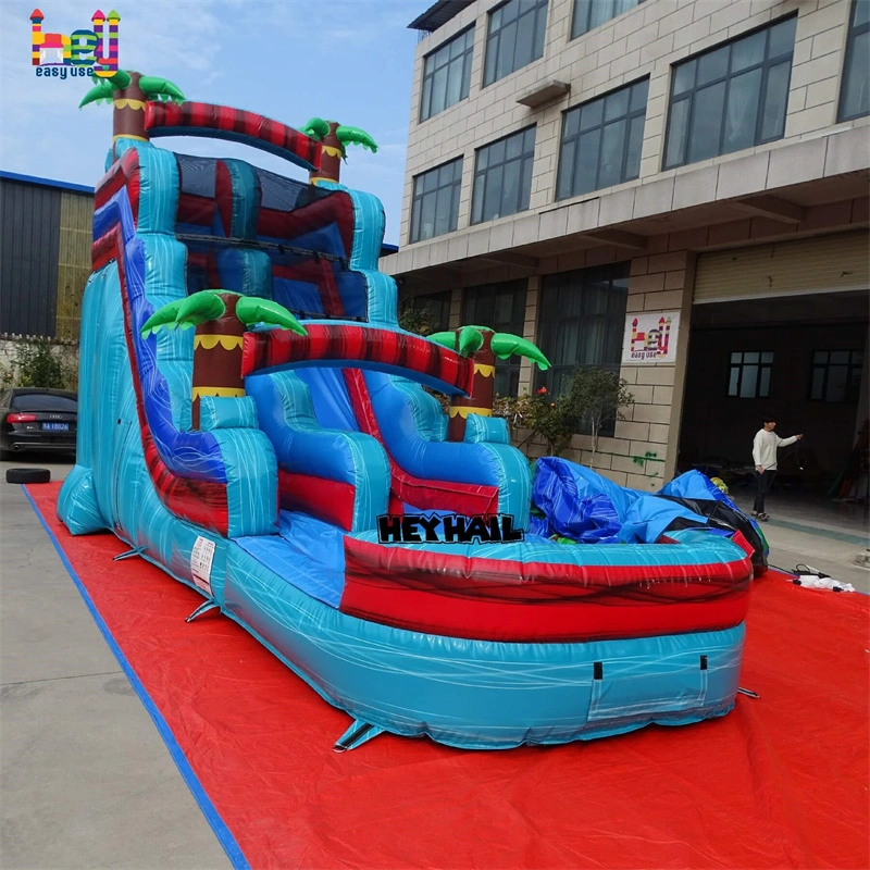 popular inflatable backyard water bounce slide