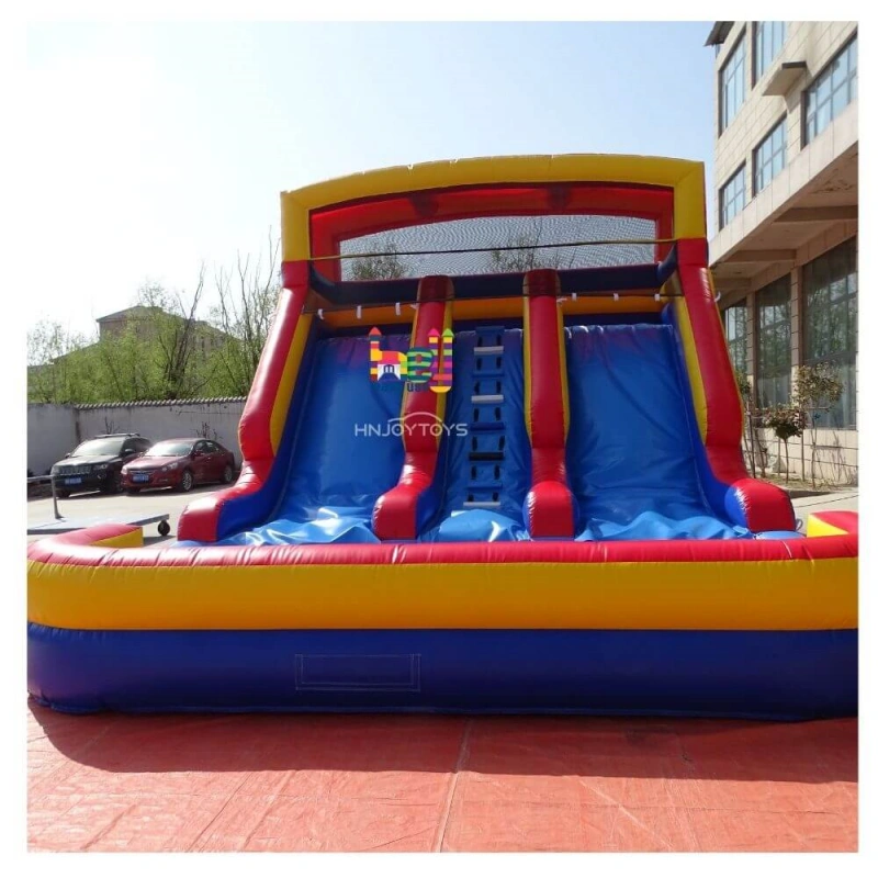 inflatable pool and slide for sale