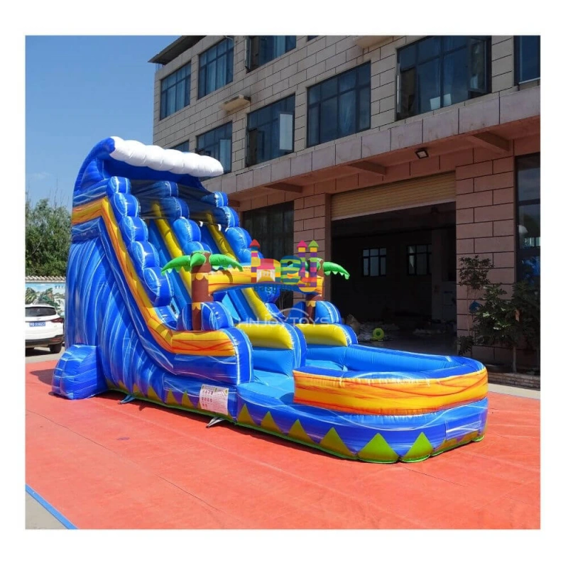 blower inflatable water slide for sale