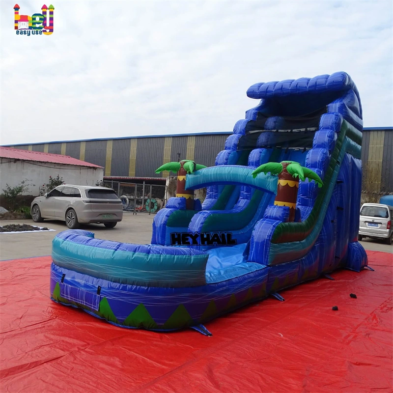 holiday theme wet water slide