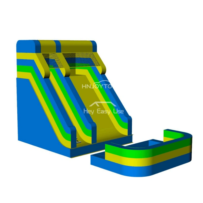 tree inflatable bounce house and slide for sale