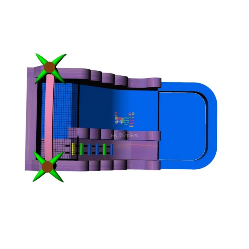 Inflatable screamer water slide for sale