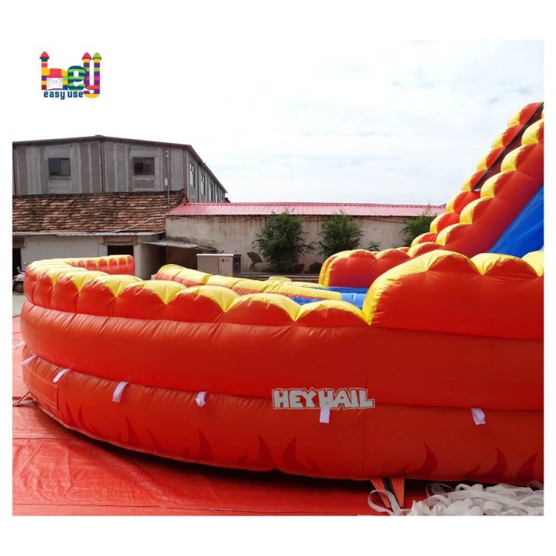 Ancient castle inflatable water slide for sale