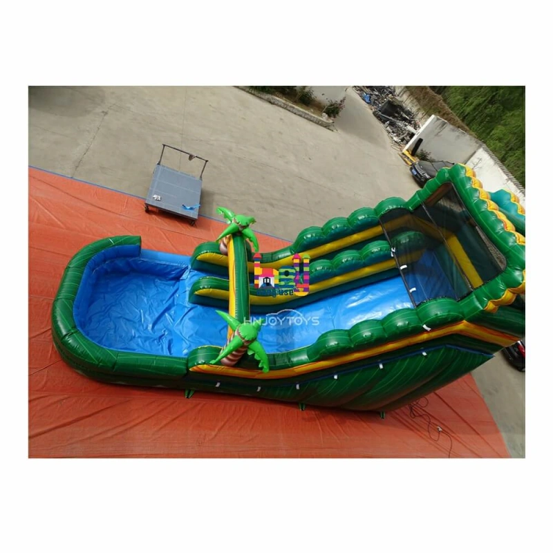 inflatable slide n slip with pool for sale
