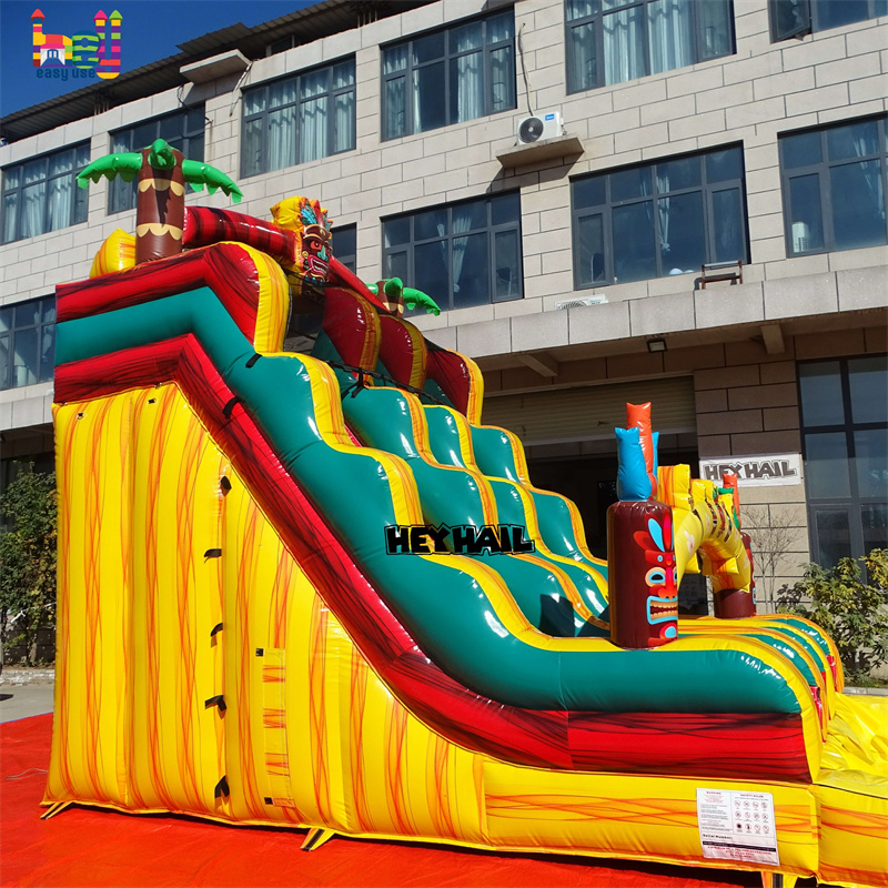 inflatable yacht water slide