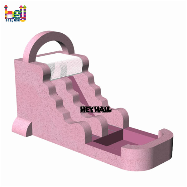 new style inflatable sport game climbing wall with slide