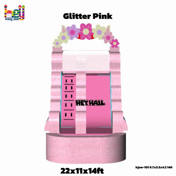 candy inflatable slide