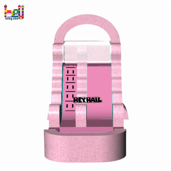 new style inflatable sport game climbing wall with slide