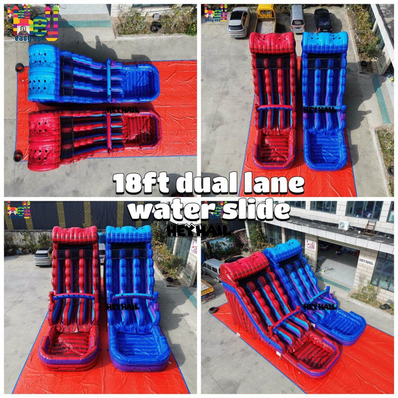 commercial inflatable water slide for adults