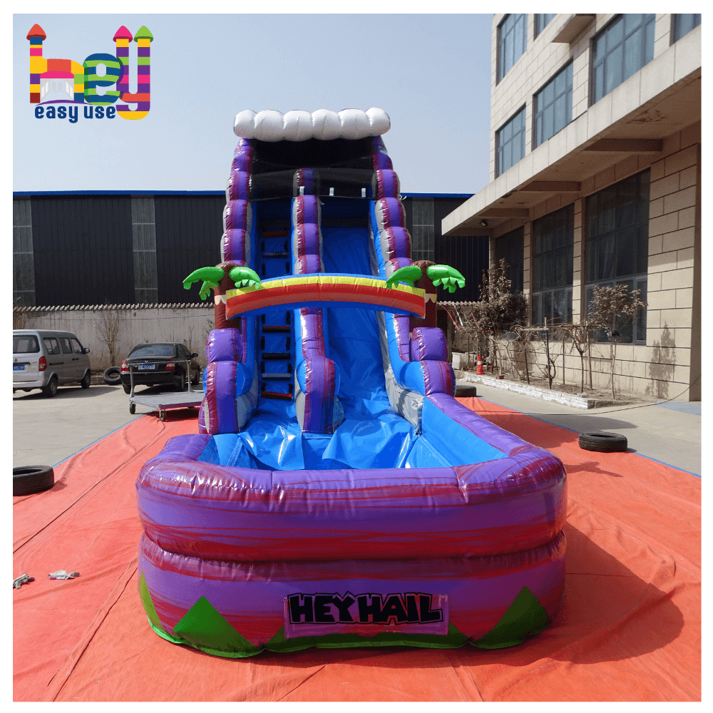 Waterslide with Pool Inflatable 18ft Water Slides