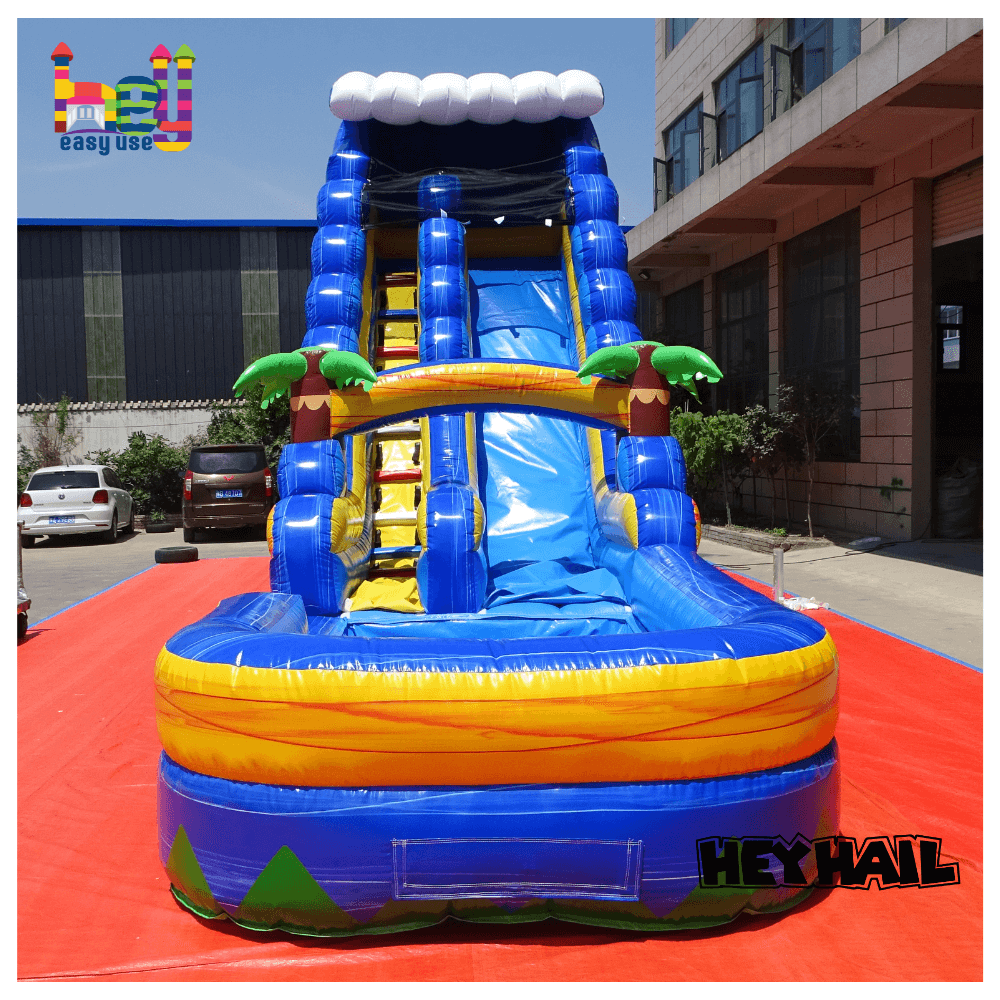 Waterslide with Pool Inflatable 18ft Water Slides