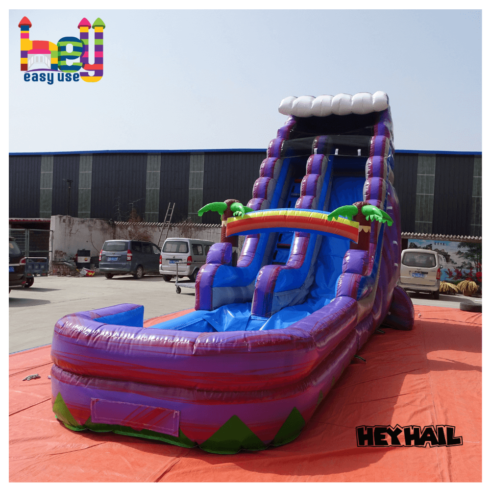 Waterslide with Pool Inflatable 18ft Water Slides