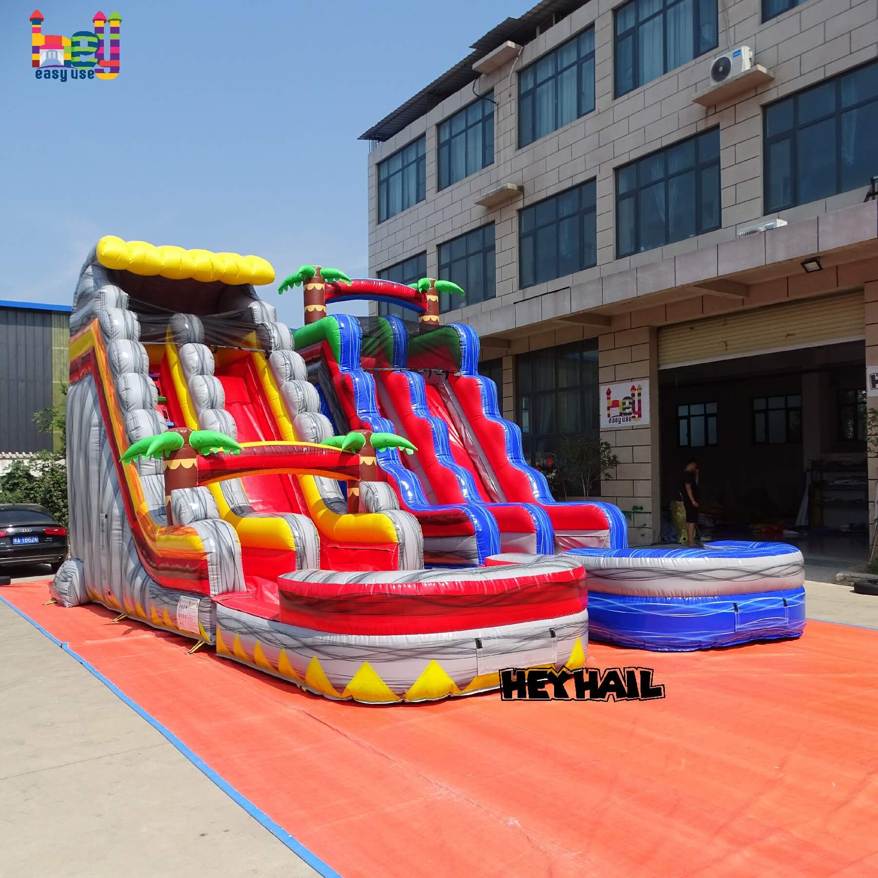 18ft tall inflatable water slide