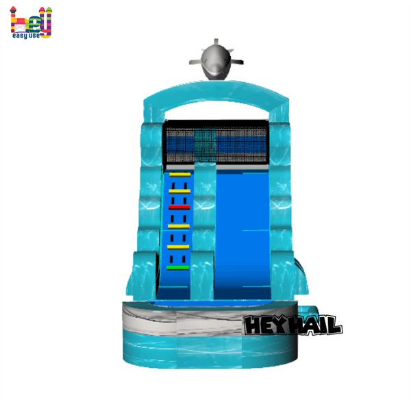 dolphin inflatable slide 