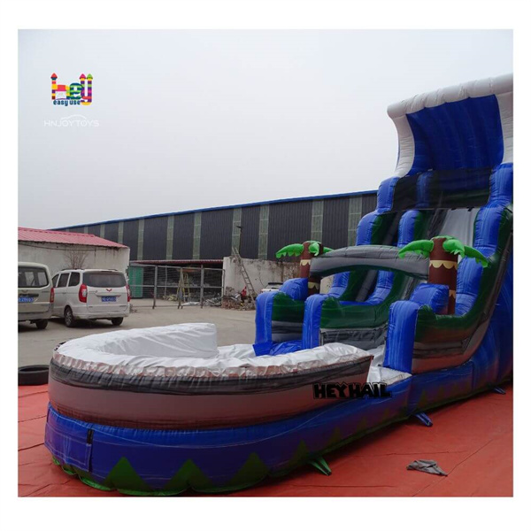 inflatable water slide white