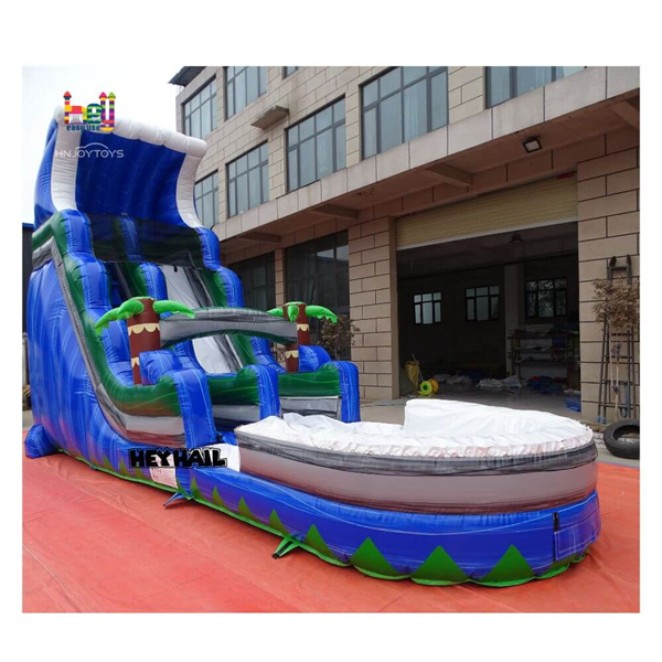 inflatable water slide white