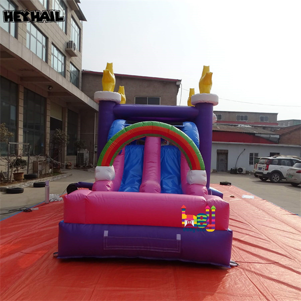 candy inflatable slide bouncer