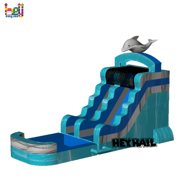 dolphin inflatable slide 