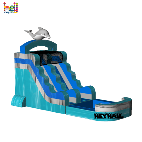 dolphin inflatable slide 