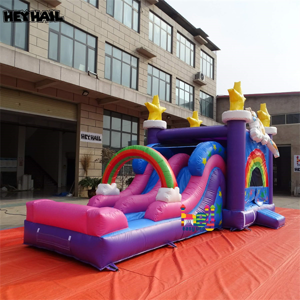 candy inflatable slide bouncer