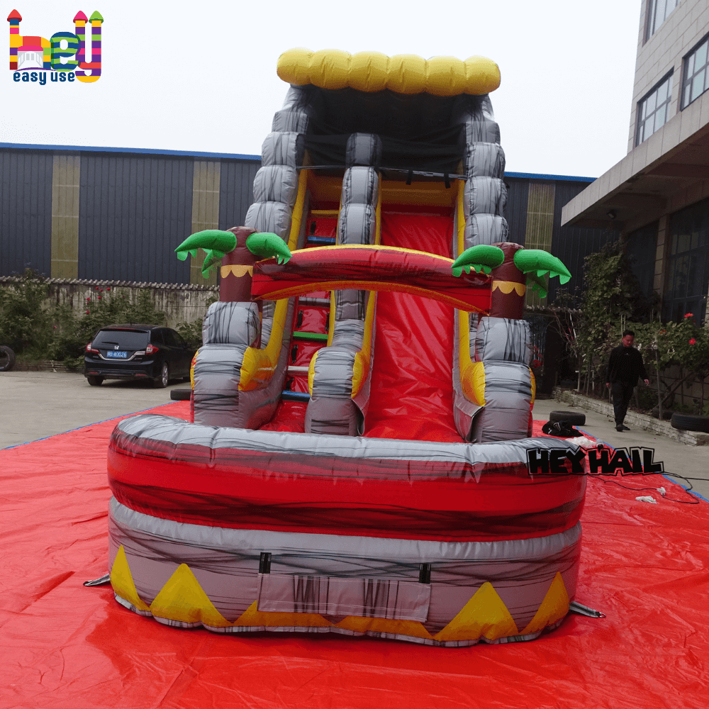 inflatable water slide backyard