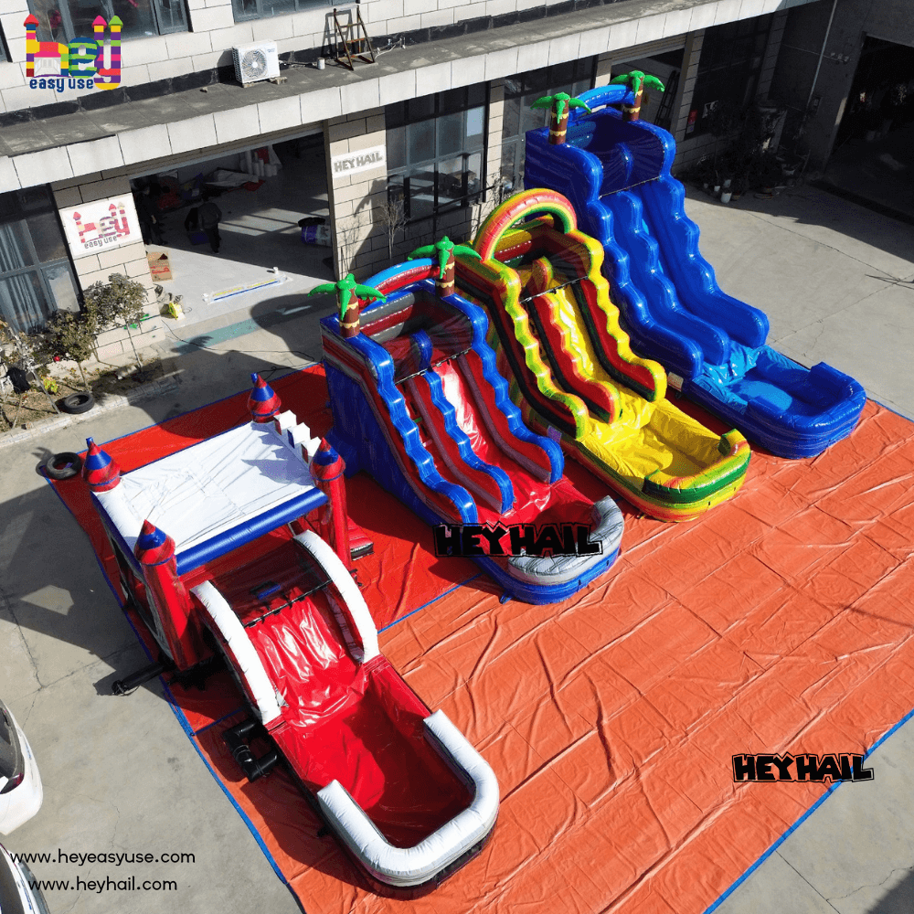 inflatable pool slide for adults