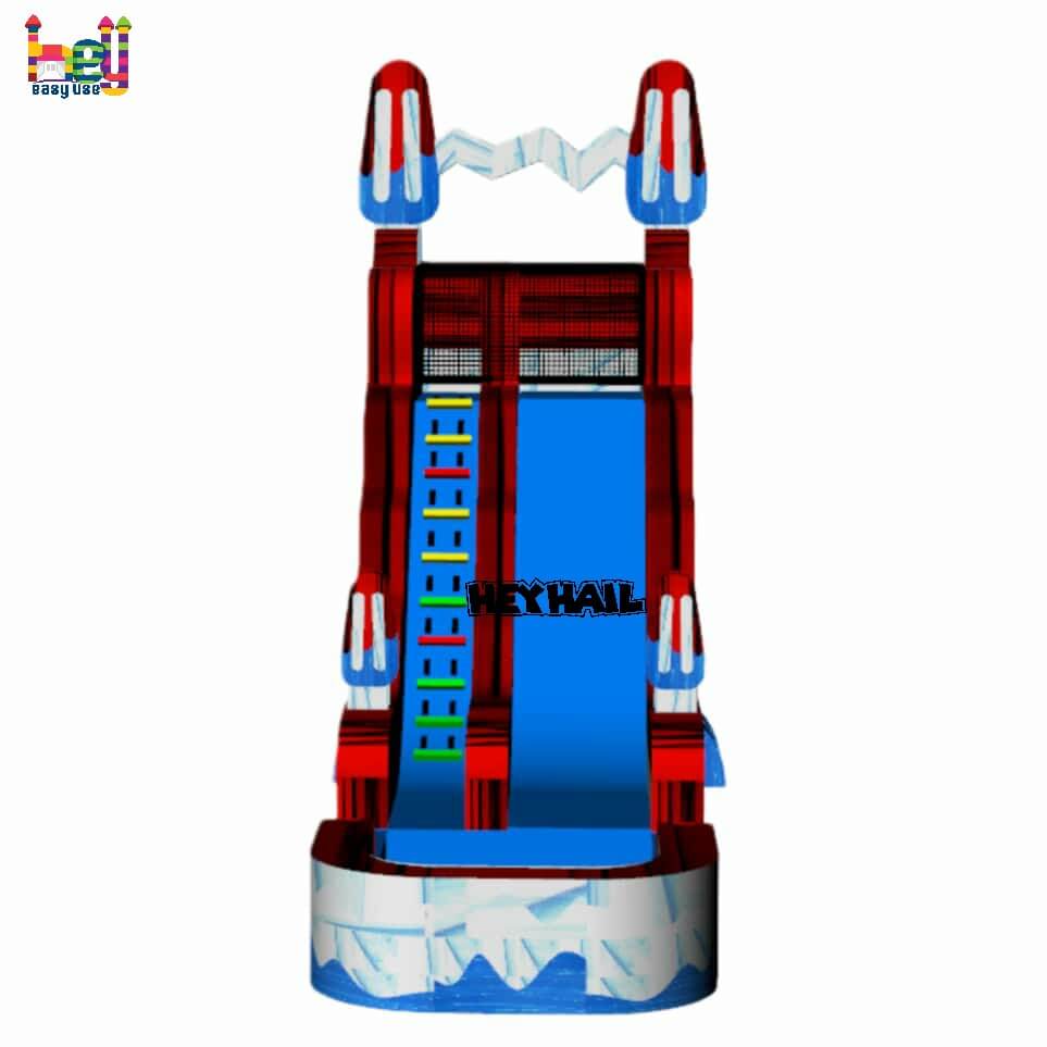 blue commercial waterslides for sale
