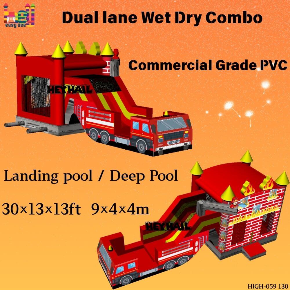 Party Rentals PVC Inflatable Bounce House Combo