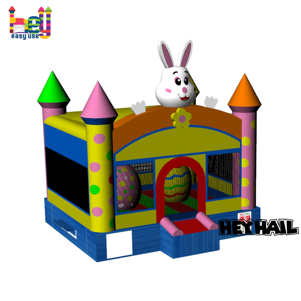 commercial grade inflatable rabbit bouncy castle for sale