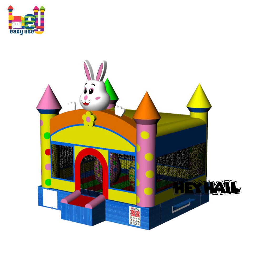 commercial grade inflatable rabbit bouncy castle for sale