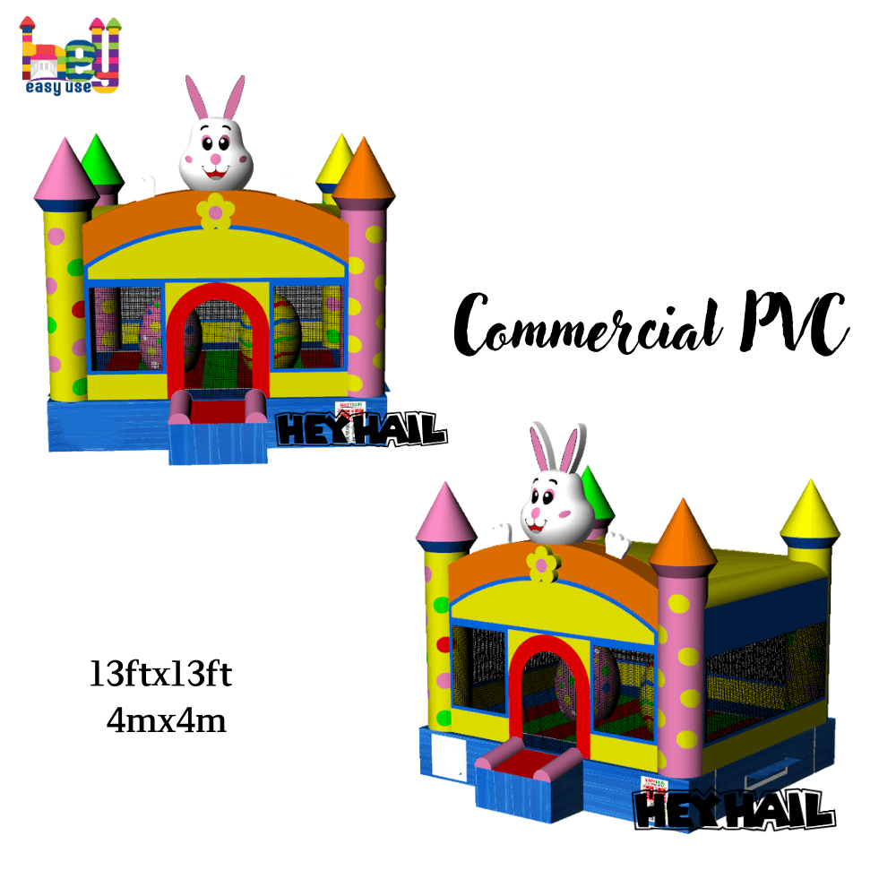 commercial grade bunny inflatable bounce house castle 