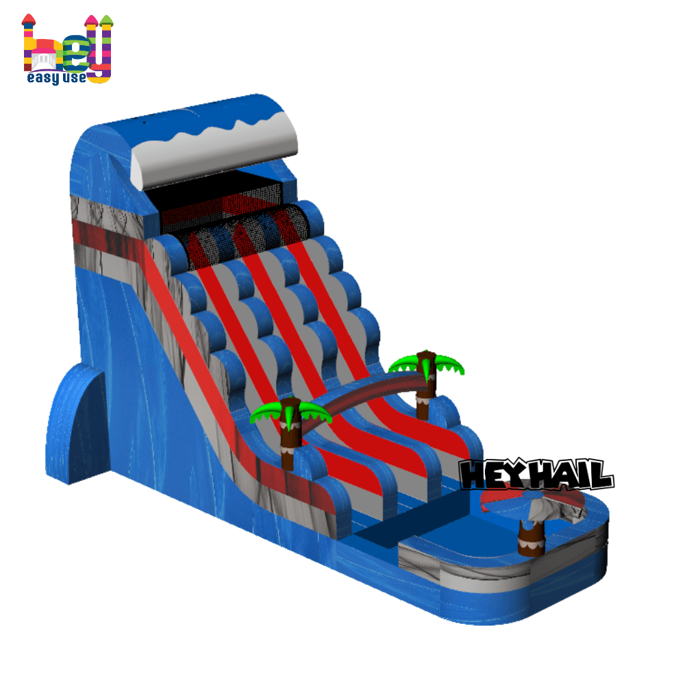 Commercial Grade PVC inflatable bounce house with slide big