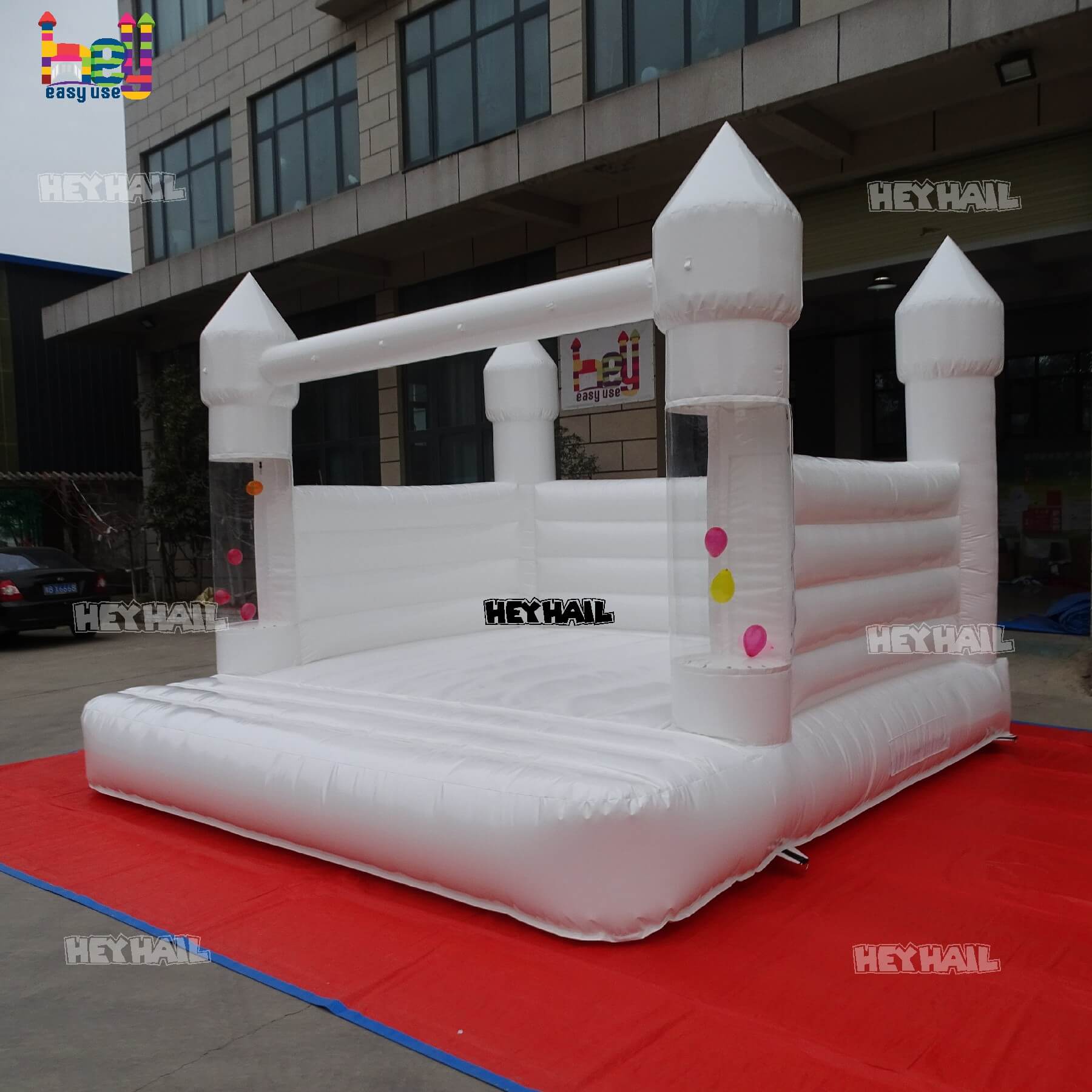 white inflatable bounce house for sale