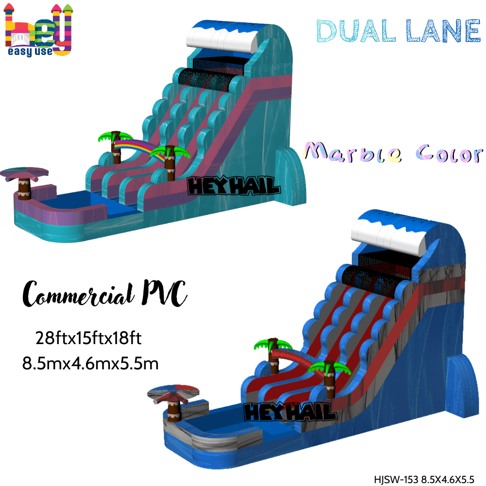 Commercial Grade PVC inflatable bounce house with slide big