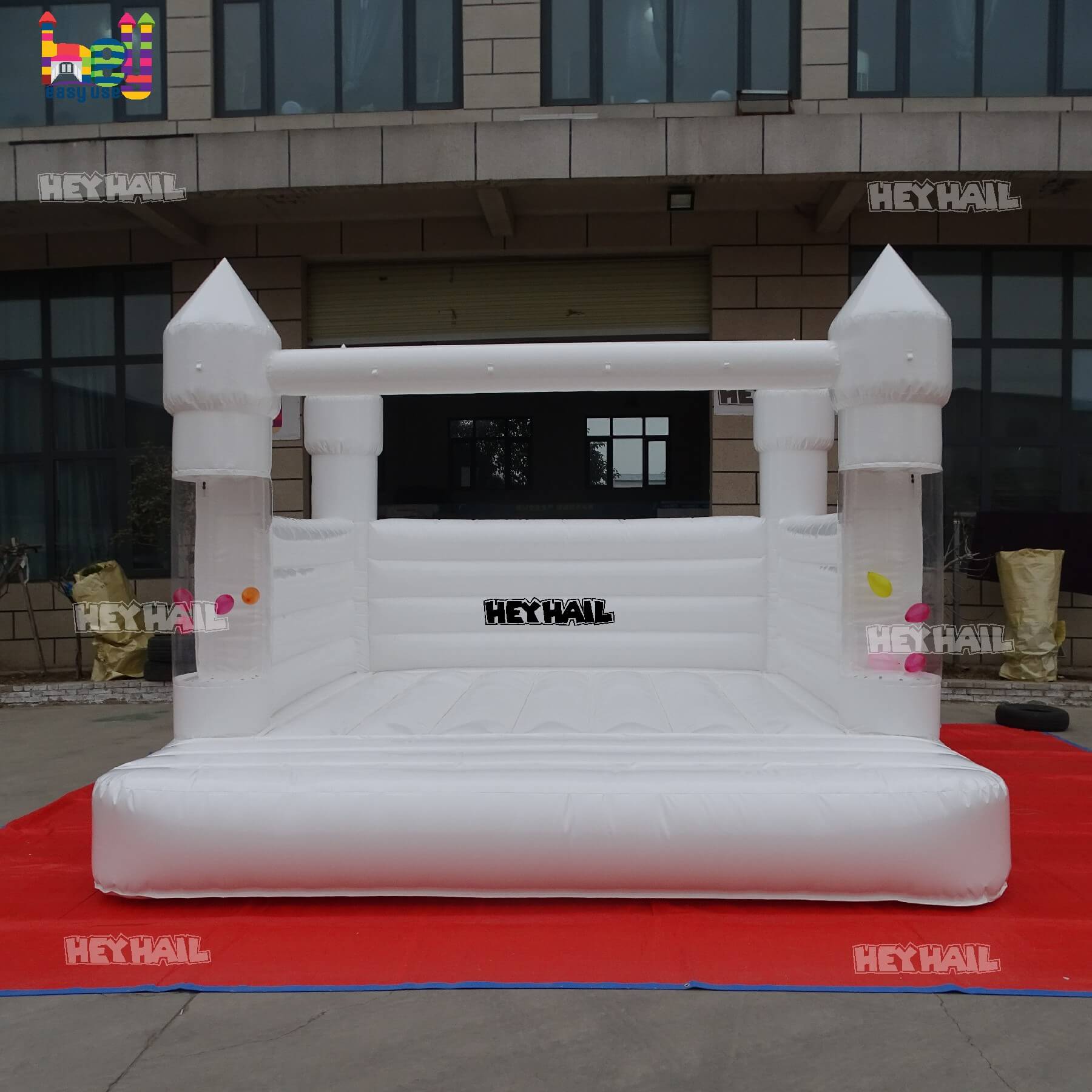 white inflatable bounce house for sale