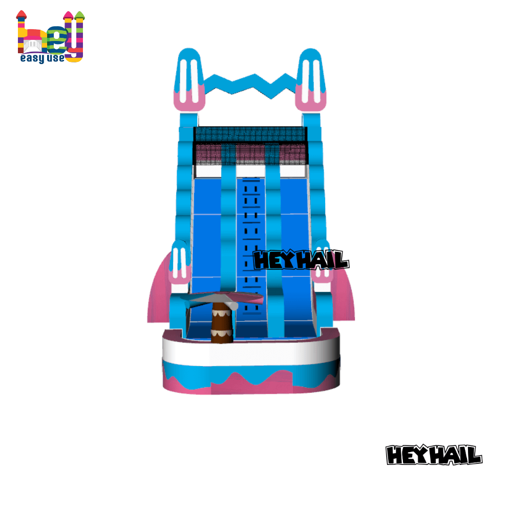 inflatable yacht water slide