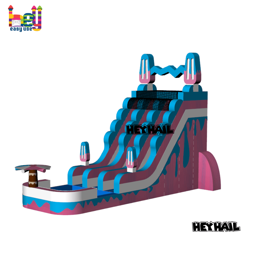 inflatable yacht water slide