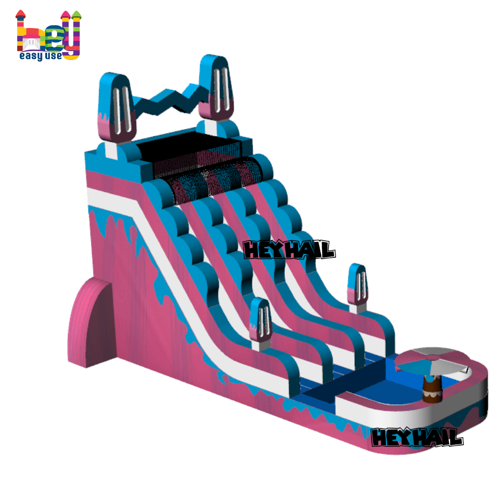 inflatable yacht water slide