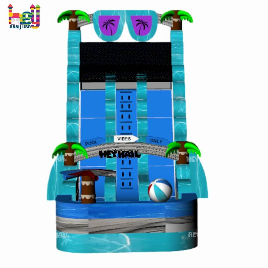 commercial grade theme park water slide