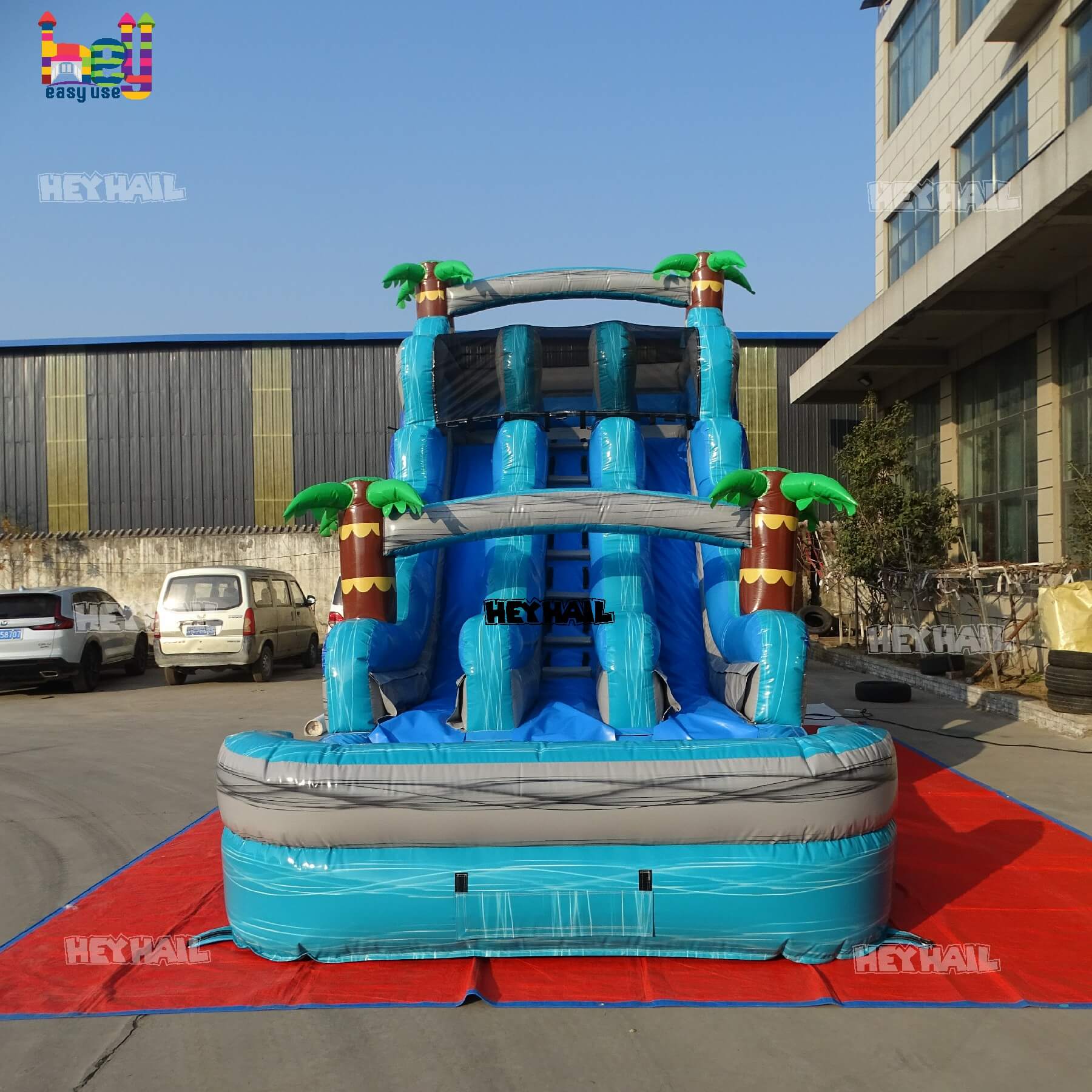 party rental inflatable slide water