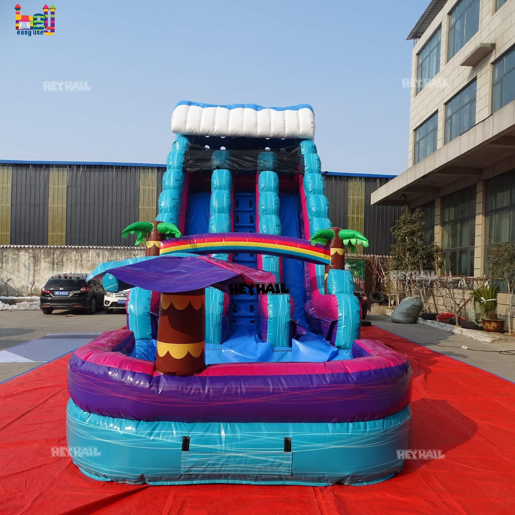 factory price PVC inflatable slides commercial