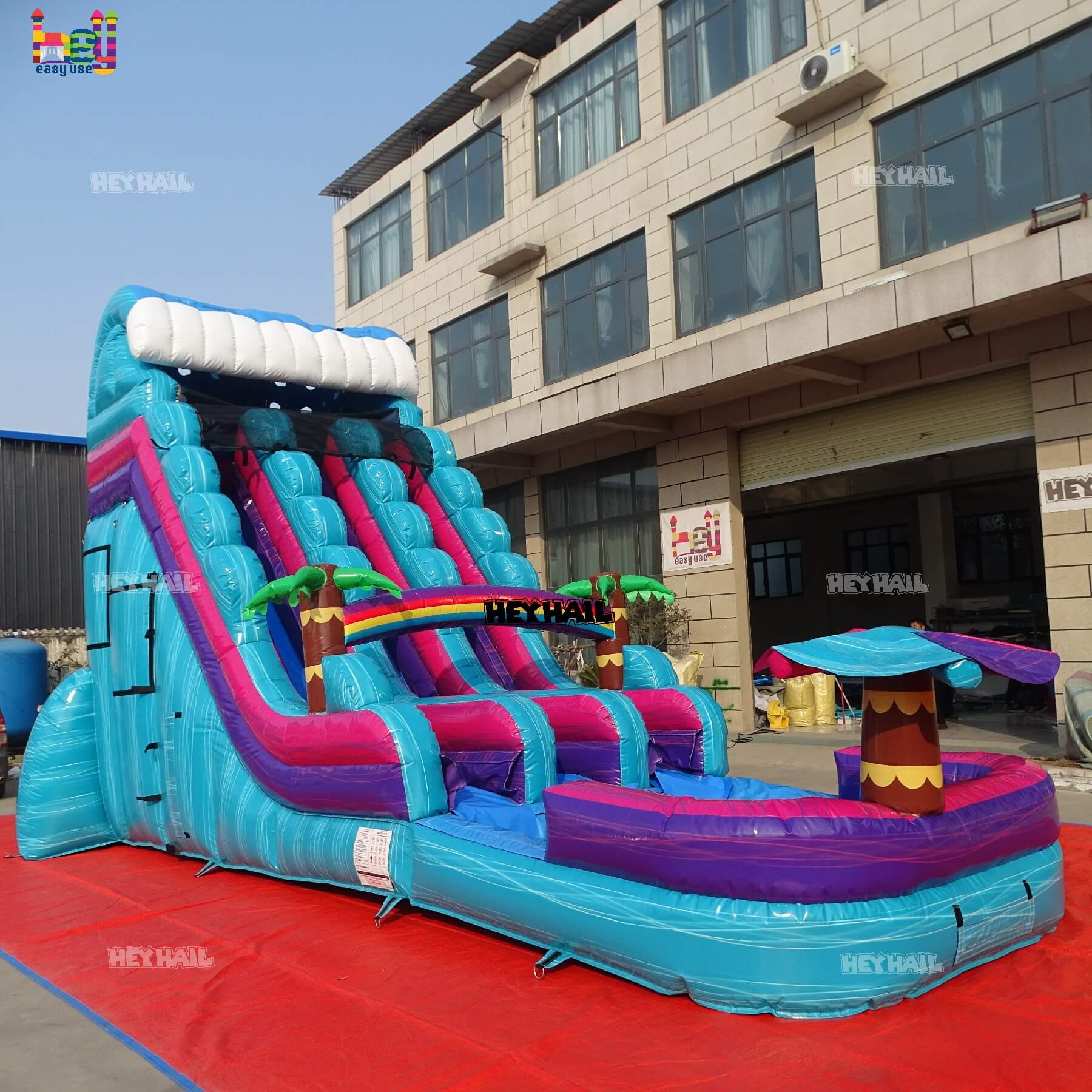 factory price PVC inflatable slides commercial
