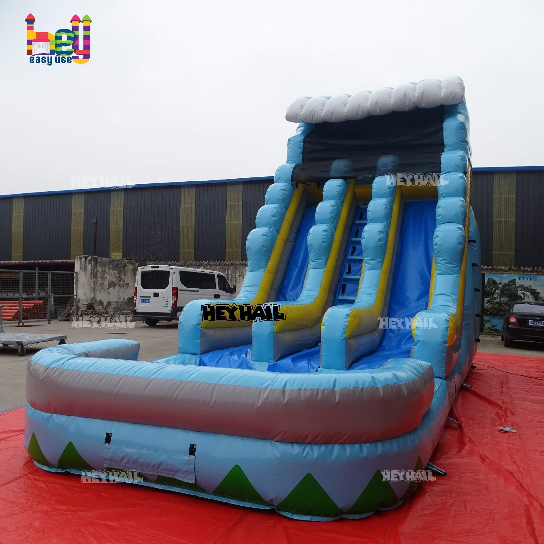 Factory price buying inflatable water slides